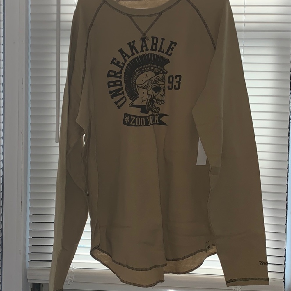 Zoo York thermal tan long sleeve shirt